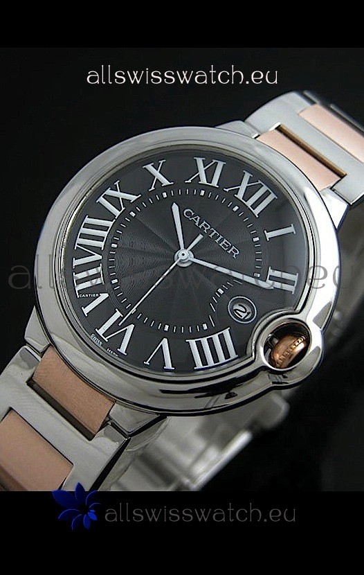 Cartier Ballon Bleu de Japanese Replica Watch Two Tone