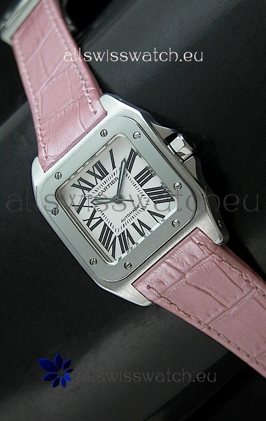 Cartier Santos in Swiss Replica Watch White Dial