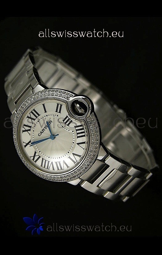 Ballon De Bleu Cartier Steel Casing Swiss Watch