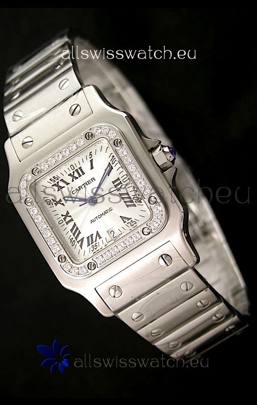 Cartier Santos Swiss Replica Watch - Automatic Movement