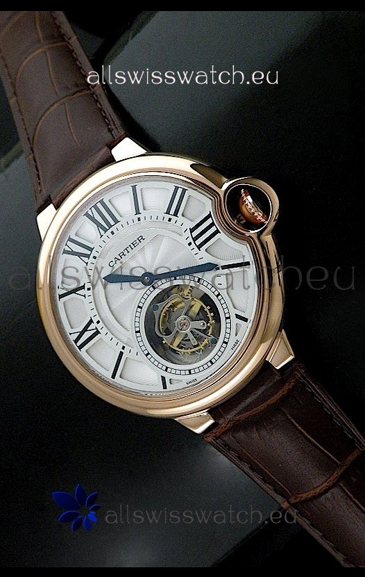 Swiss cartier Tourbillon Calibre de Swiss Tourbillon Watch