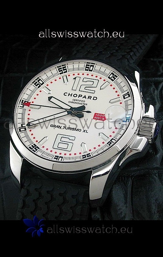 Chopard Mille Miglia Swiss Replica Watch in White Dial