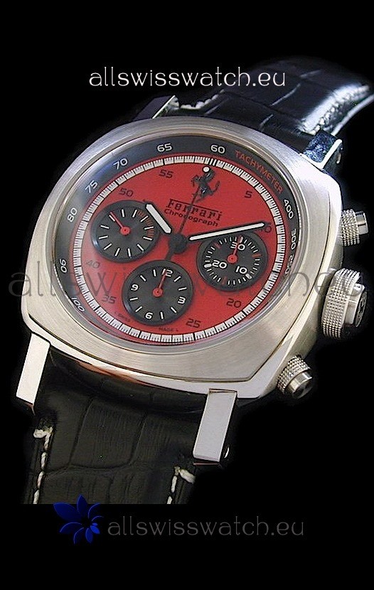 Ferrari Granturismo Swiss Replica Watch in Red Dial