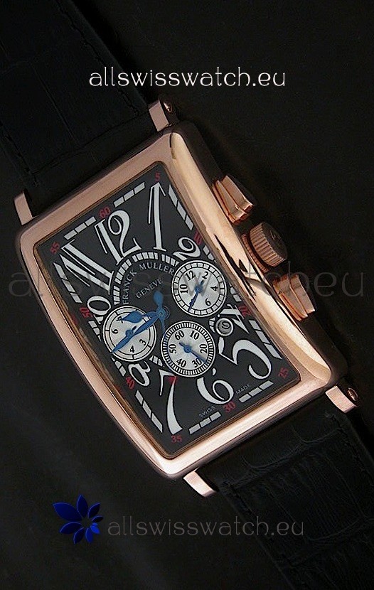 Franck Muller Long Island Japanese Replica Watch in Black Dial