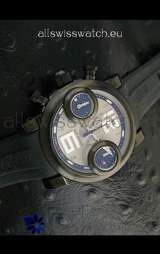 Graham Chronograph Swordfish Swiss Replica Watch in Light Grey Dial