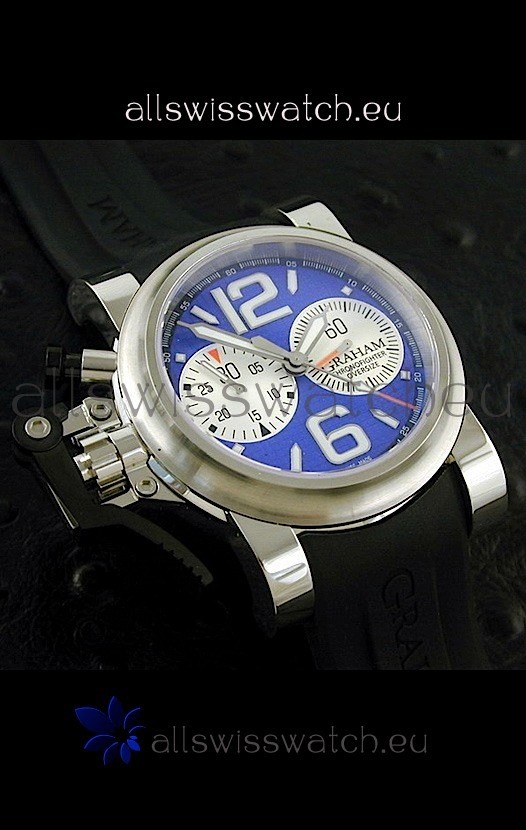 Graham Chronofighter Oversize Swiss Replica Watch in Black Dial