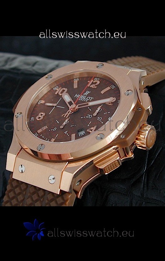 Hublot Swiss Replica Watch in Brown Dial
