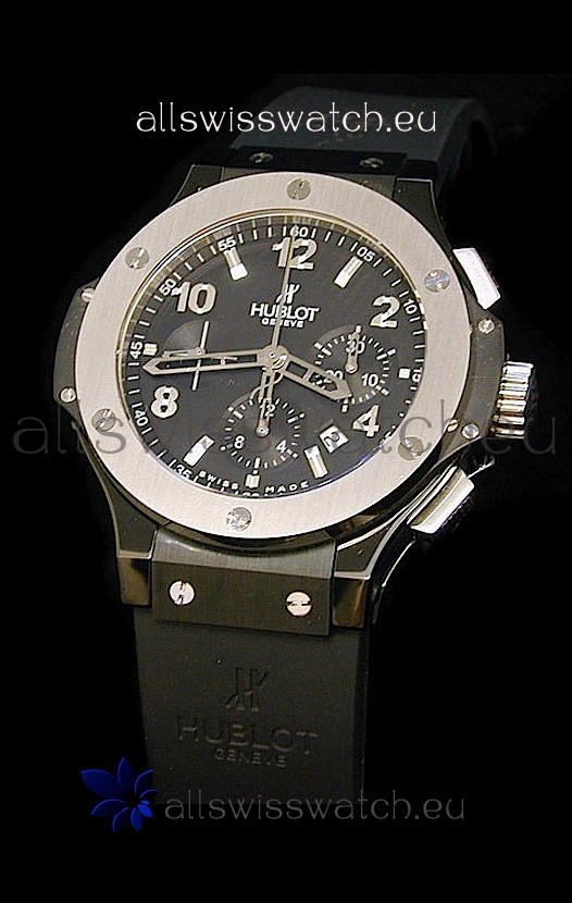 Hublot Big Bang Swiss Replica Watch in Black Dial