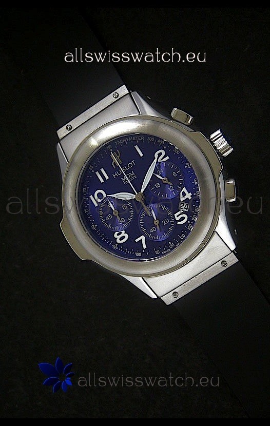 Hublot MDM Geneve Japanese Replica Watch in Blue Dial