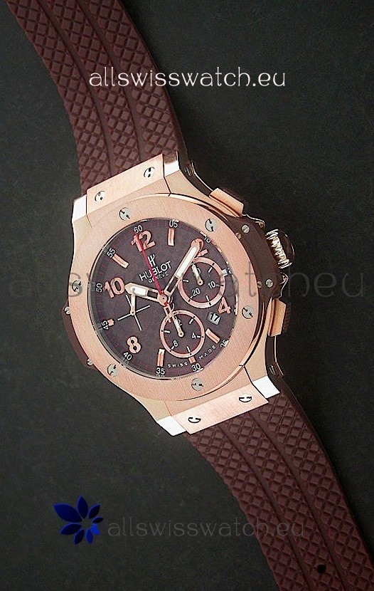 Hublot Big Bang Limited Edition Swiss Replica Red Gold Watch