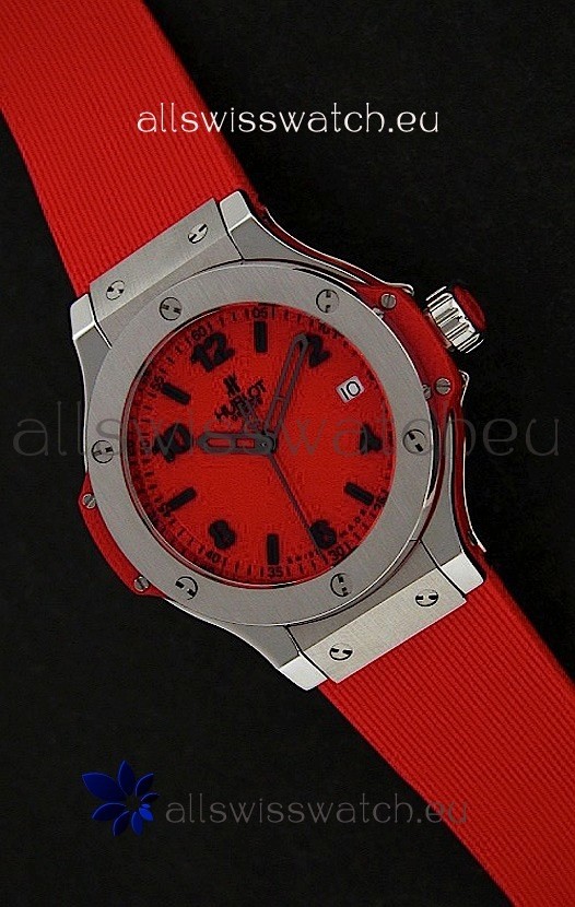 Hublot Big Bang King Swiss Quartz Watch in Red 