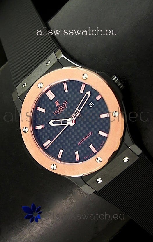 Hublot Big Bang Classic Fusion Swiss Watch Black Carbon Dial
