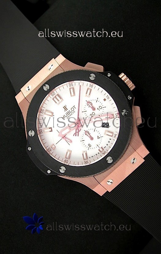 Hublot Big Bang Swiss Replica Watch in Pink Gold - 1:1 Ultimate Mirror Replica Watch