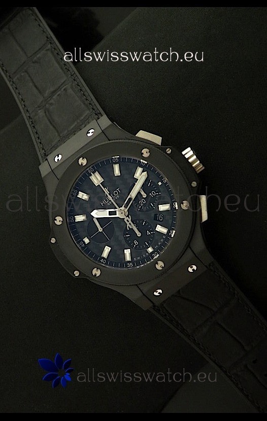 Hublot Big Bang Ceramic Carbon Dial Watch - 1:1 Ultimate Mirror Replica