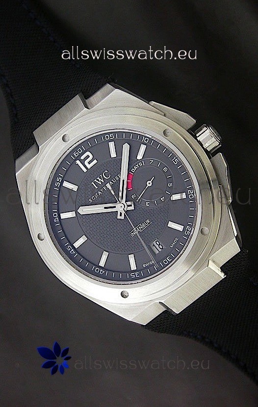 IWC Ingenieur Power Reserve Swiss Watch in Grey