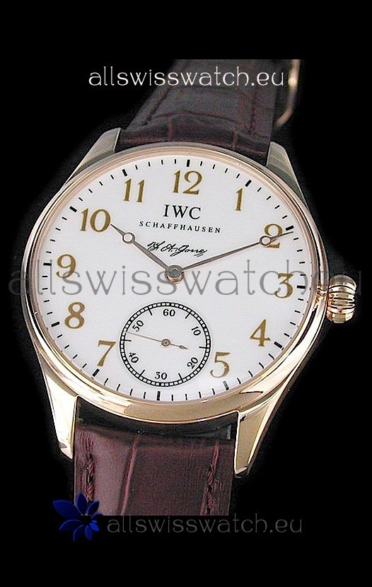 IWC Portuguese Swiss Watch in Rose Gold Casing