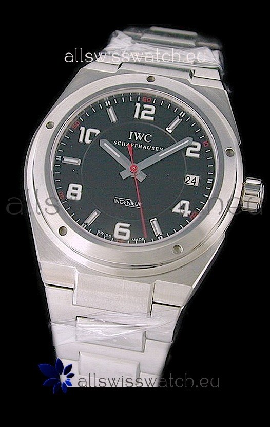 IWC Ingenieur Swiss Watch in Black Dial