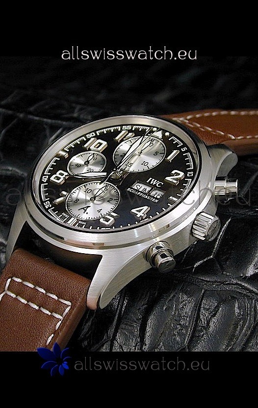 IWC Exupery Edition Swiss Replica Watch in Black Dial