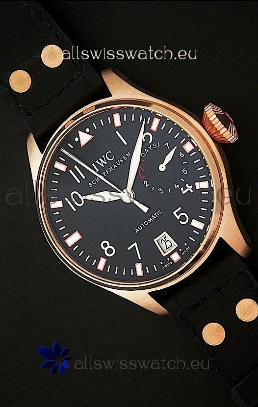 IWC Tournenu one Out of 50 Swiss Replica Watchin Rose Gold Casing