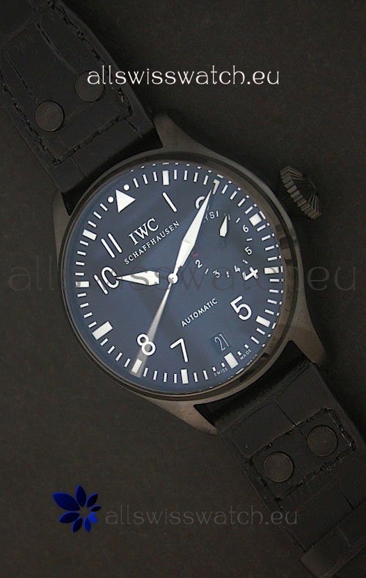 IWC Tournenu one Out of 50 Swiss Replica Watch in Black PVD Casing