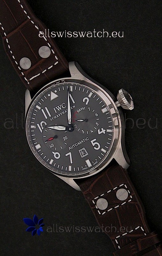 IWC Die Grosse Fliegeruhr Swiss Replica Watch in Dark Grey Dial 