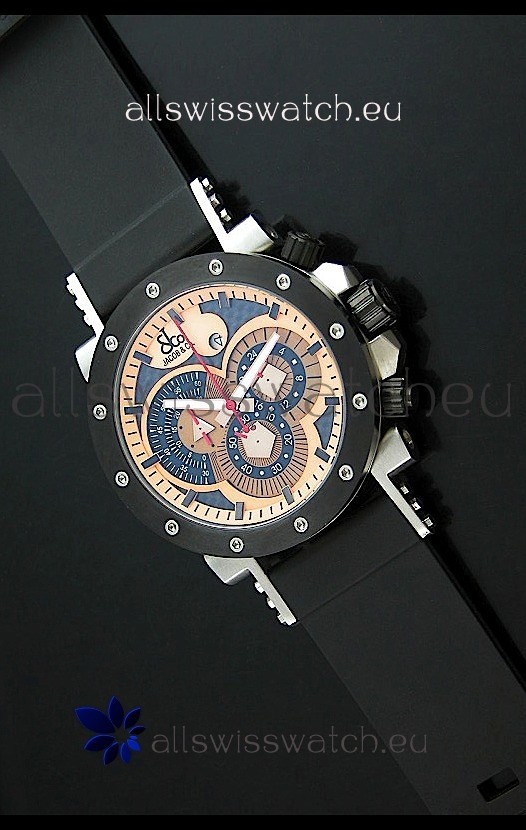 Jacob and Co. Manhattan Epic 2 Watch in Orange Dial