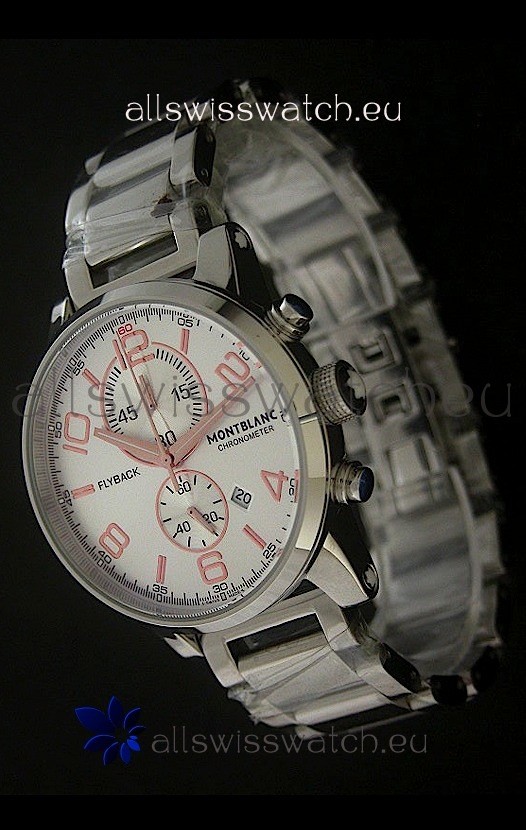 Montblanc FlyBack Chronometer Watch in Stainless Steel Casing