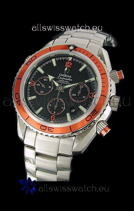 Omega Planet Ocean Seamaster Watch in Black Dial