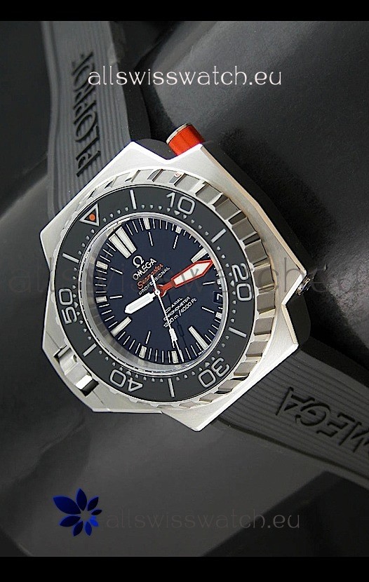Omega Seamaster Ploprof Swiss Watch in Black Strap