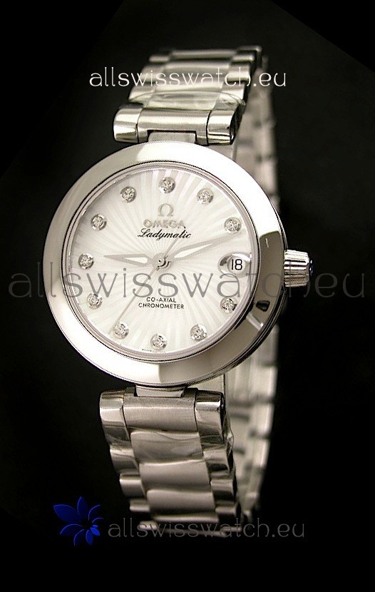 Omega Deville Ladymatic Chronometer Swiss Automatic Watch - 1:1 Mirror Replica 