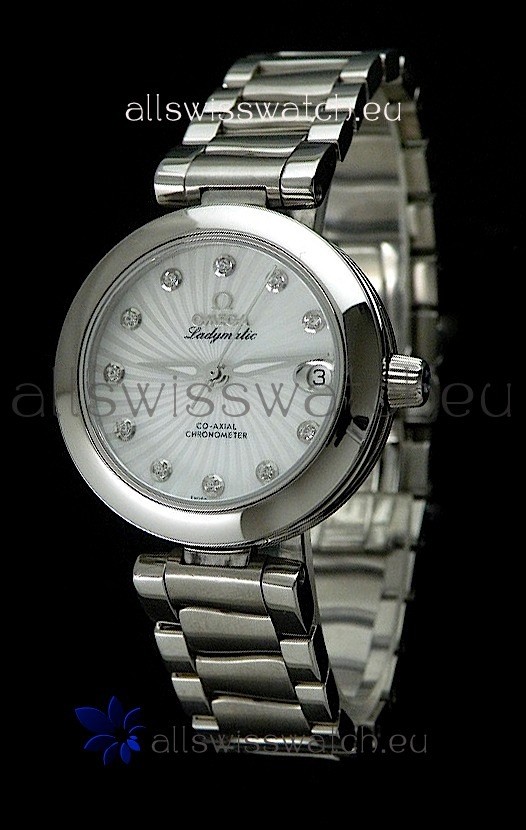Omega Deville Ladymatic Chronometer Swiss Automatic Watch - 1:1 Mirror Replica 