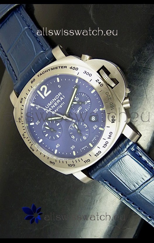 Panerai Daylight Chronograph Swiss Replica Watch - 1:1 Mirror Replica Watch