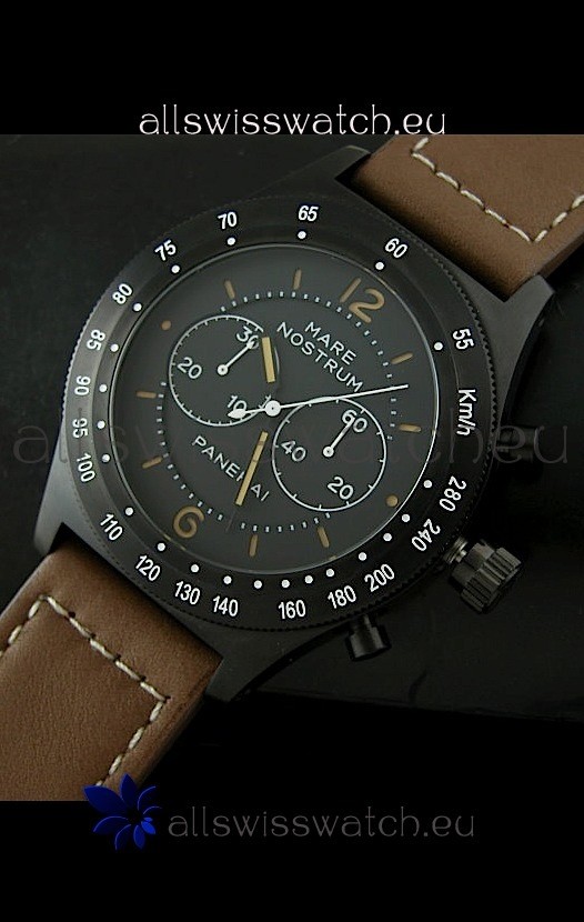 Radiomir Panerai Mare Nostrum Japanese PVD Automatic Watch