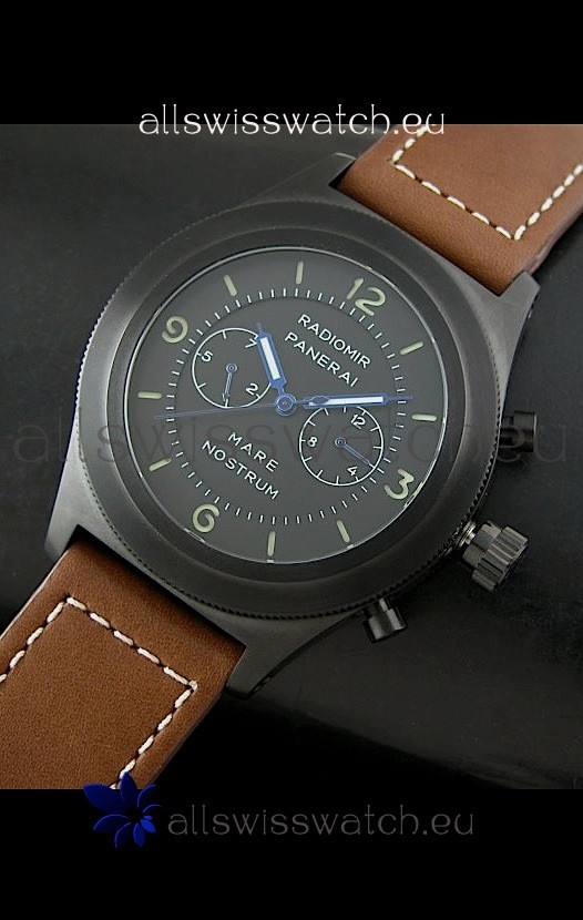 Radiomir Panerai Mare Nostrum Japanese PVD Automatic Watch