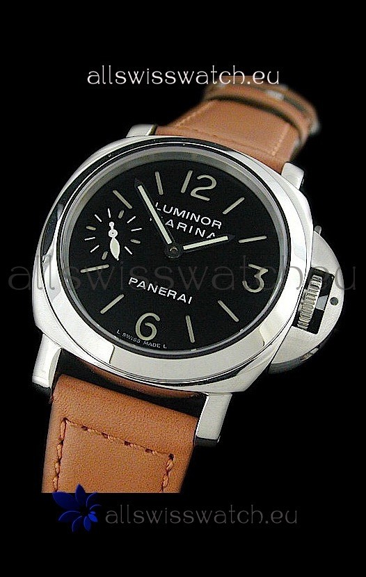 Panerai Luminor Marina Pam111 Swiss Watch - Super Luminous Hour Markers