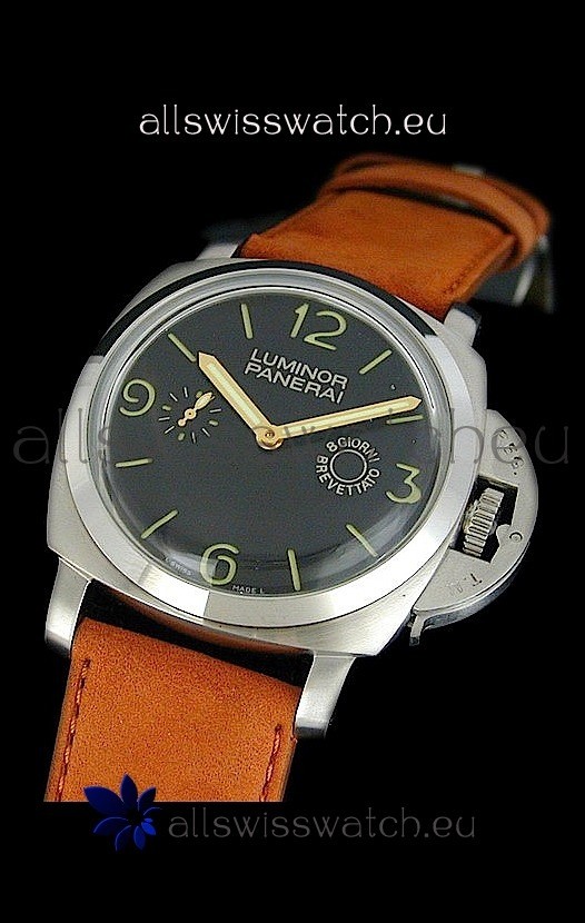 Panerai Luminor 8 Days Swiss Watch in Steel