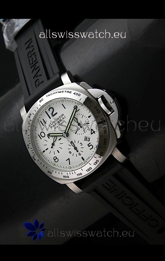 Panerai Luminor Daylight Edition Swiss Watch Rubber Strap - 1:1 Mirror Replica