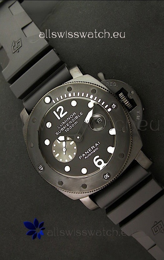 Panerai Luminor Submersible 1000M Japanese Automatic Watch in PVD Coating