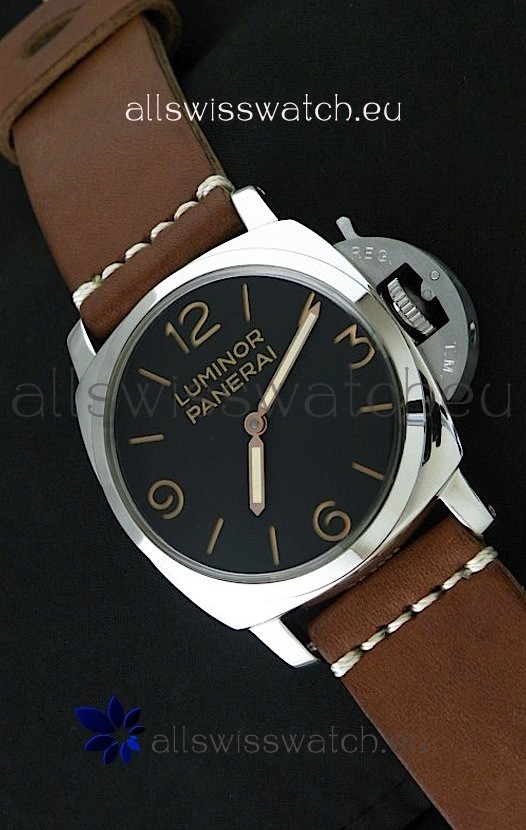 Panerai Luminor Swiss Watch - 47MM in Brown Strap