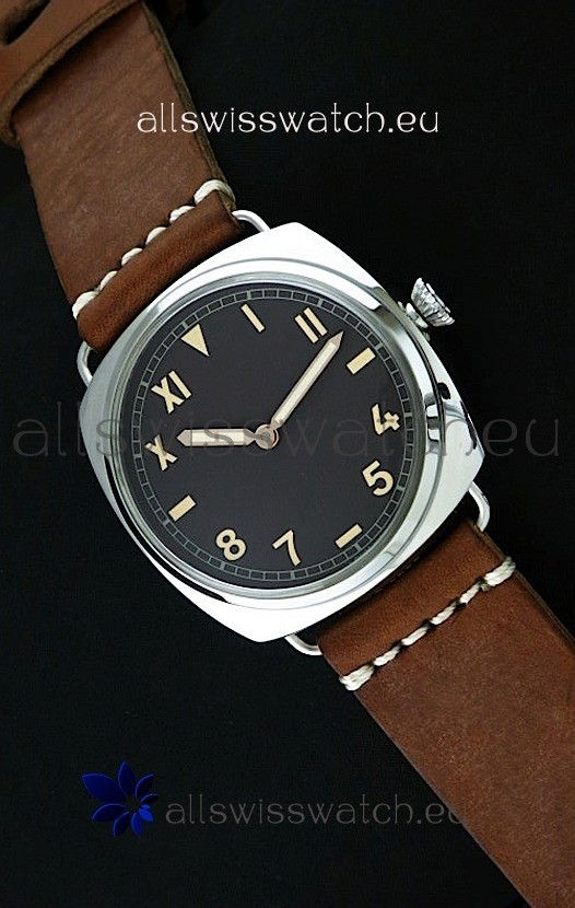Panerai Radiomir California Vintage Homage Watch in Black Dial