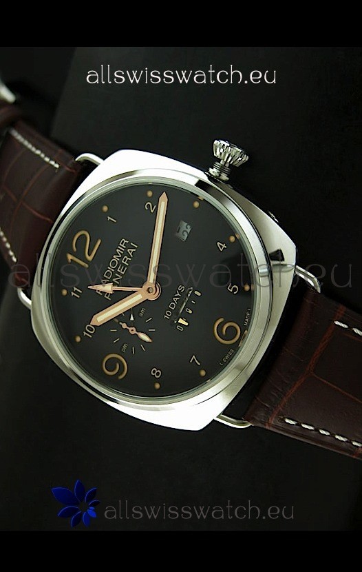 Panerai Radiomir PAM497 10 Days Japanese Replica Watch in Steel Case