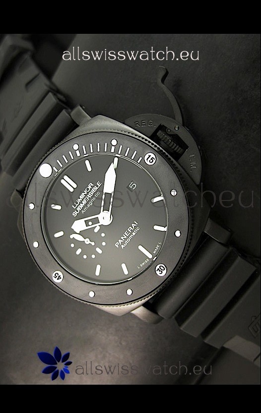 Panerai Luminor Submersible PAM389 Japanese Replica Watch FULL PVD