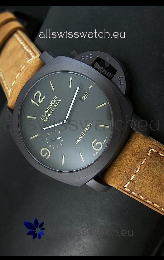 Panerai Luminor Marina 1950 PAM386 Composite DLC Swiss Replica Watch