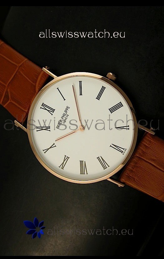 Patek Philippe Calatrava Ulta-Thin Japanese Replica Watch - 4MM Thick