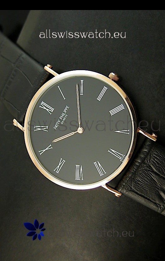 Patek Philippe Calatrava Ulta-Thin Japanese Replica Watch - 4MM Thick