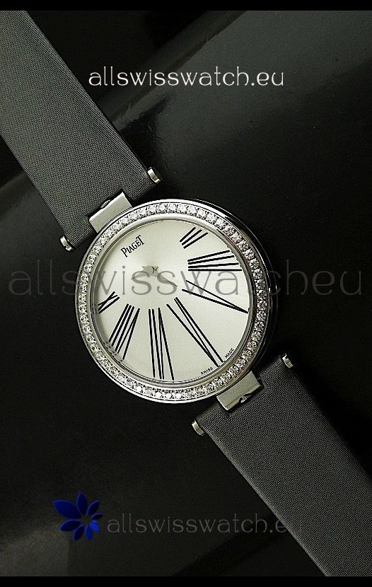 Piaget Altiplano Duo Dual Swiss Diamonds Bezel Watch