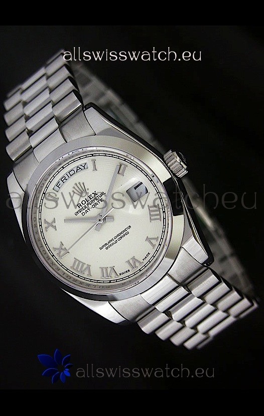 Rolex Day Date Swiss Replica Steel Watch