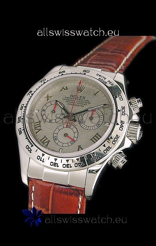 Rolex Oyster Cosmograph Swiss Replica Watch in Meteorite Grey Dial