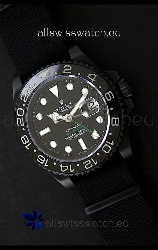Rolex Pro-Hunter GMT Master II Swiss Replica Ceramic Watch