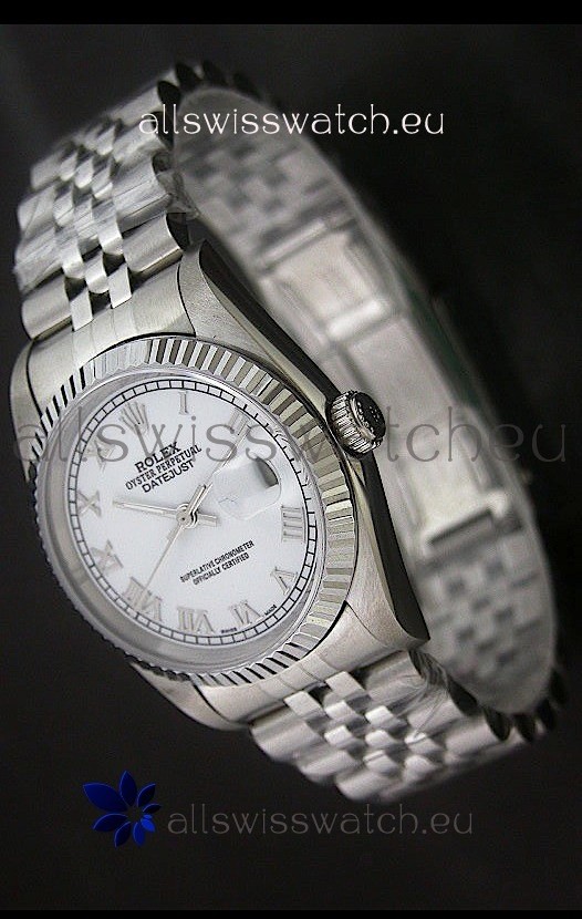 Rolex Datejust Oyster Perpetual Japanese Replica Watch in Roman Hour Markers